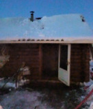 на Досуговском шоссе горела баня - фото - 1