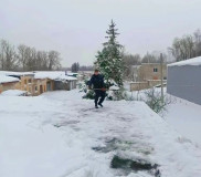 уборка снега и наледи в 71 пожарной части - фото - 4