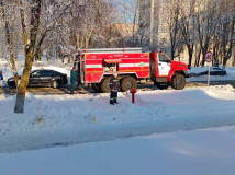пожарно-тактические учения в городе Десногорск - фото - 6