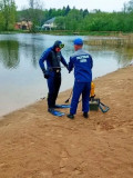водолазы провели осмотр реки - фото - 5