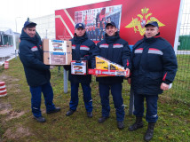 работники СОГБУ "Пожарно-спасательный центр" приняли активное участие во всероссийской акции "Всё для Победы!" - фото - 1