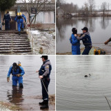 водолазные тренировочные спуски прошли на базе поисково-спасательного отряда в городе Ярцево - фото - 1